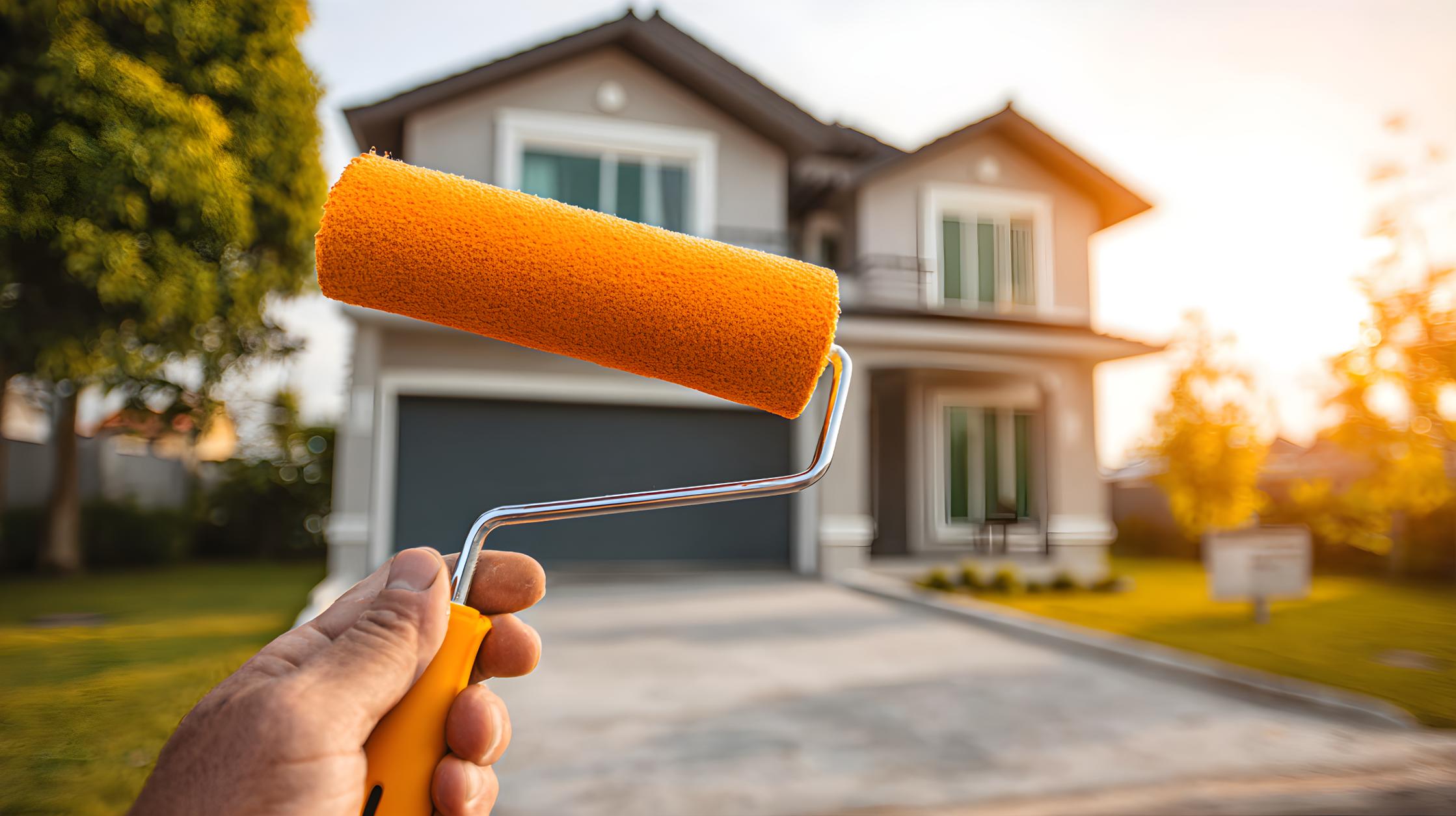 Travaux de rénovation d’une façade de maison par un professionnel