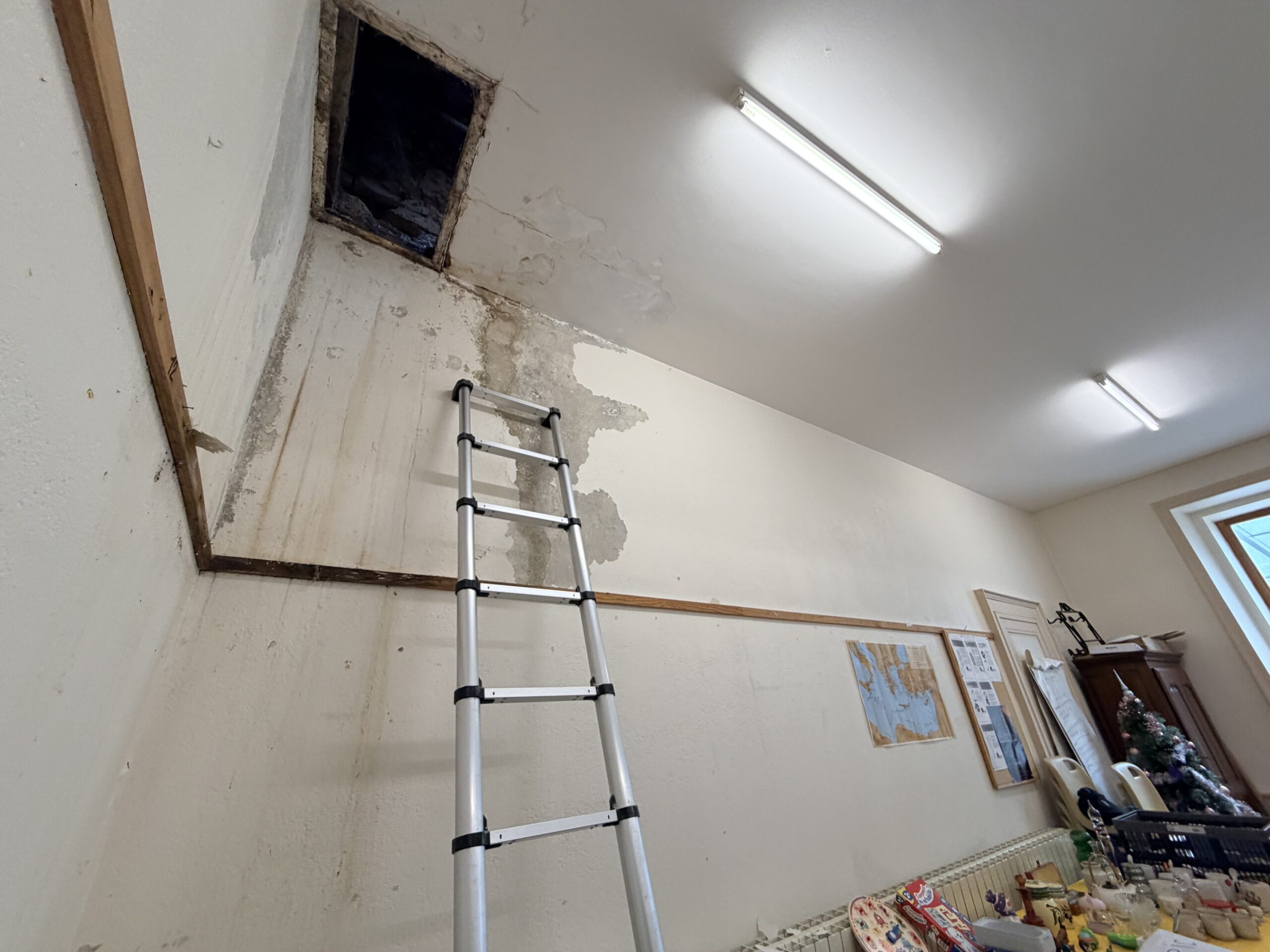 Peinture avant rénovation